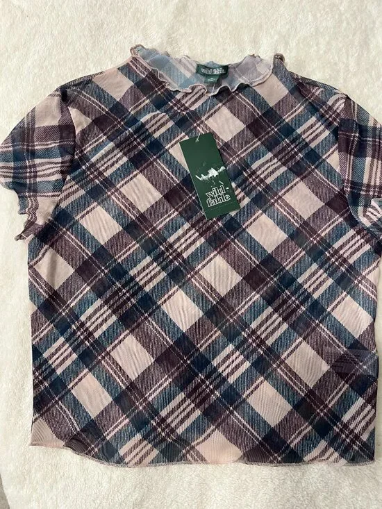 Purpleish mesh top in XS - new with tag - Picture 5 of 6